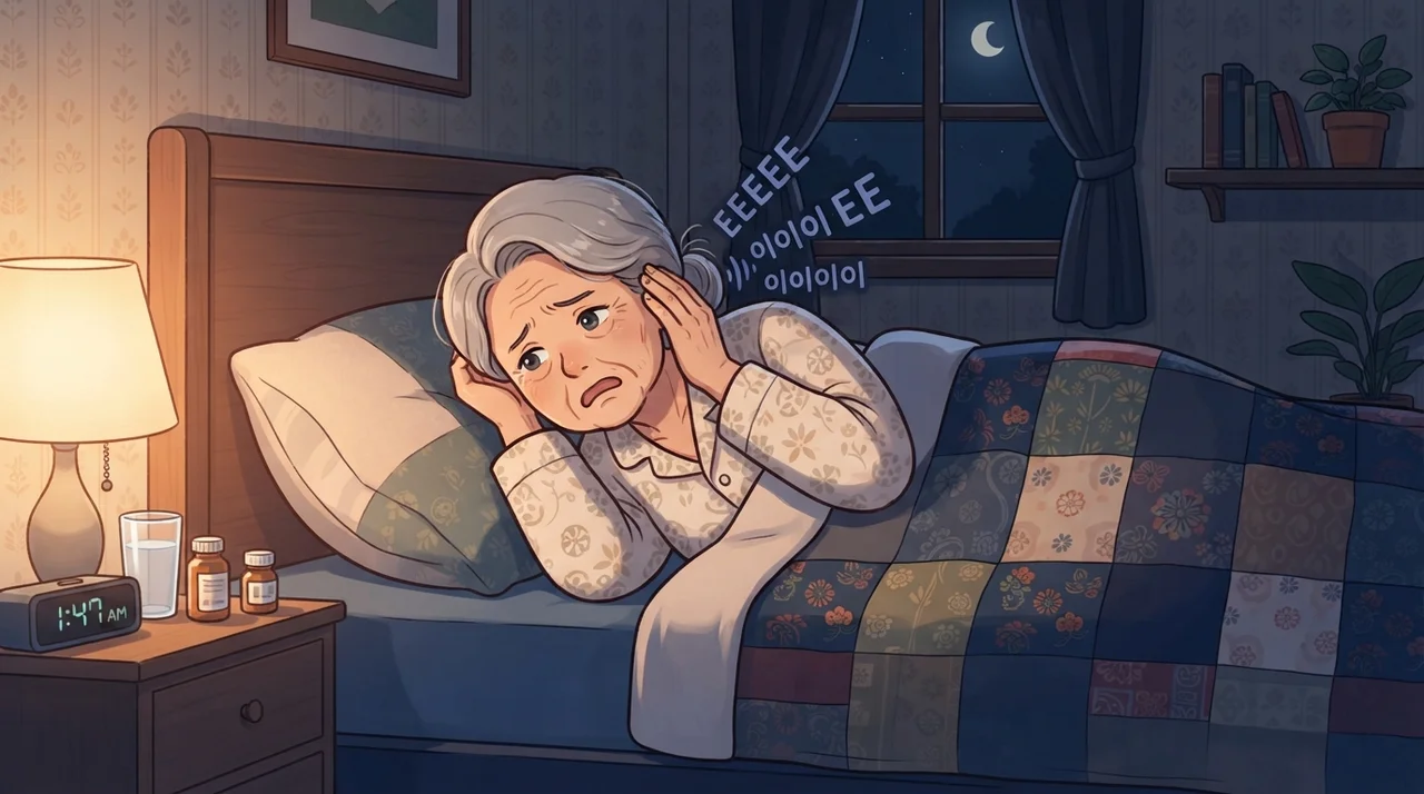 밤만 되면 커지는 이명 소리