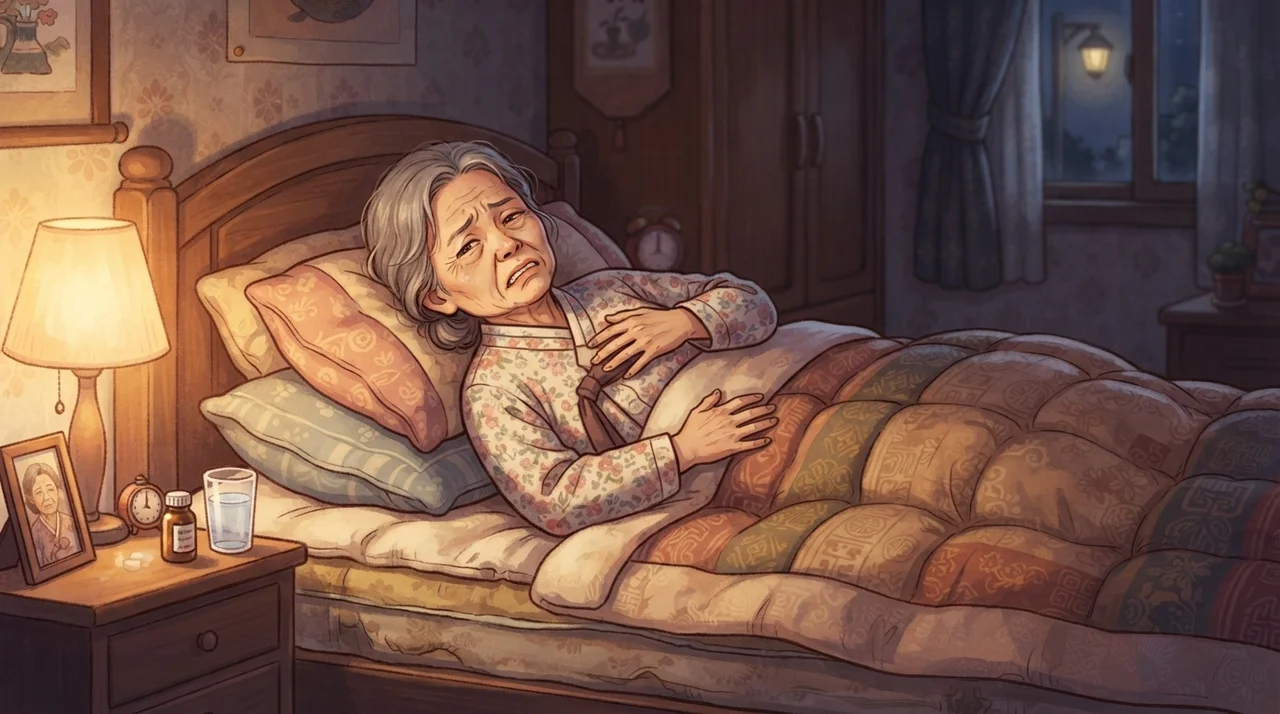 밤만 되면 속이 아파요