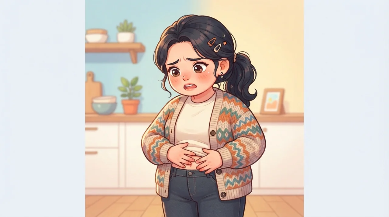 찬물 마신 뒤 배가 아픈 이유