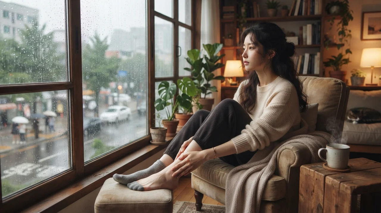 갑자기 발목이 욱신거리나요