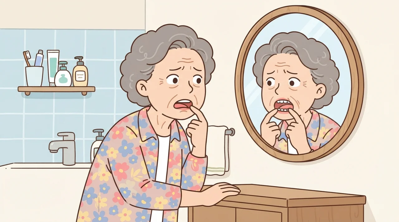 입안이 헐어서 참 불편하시죠