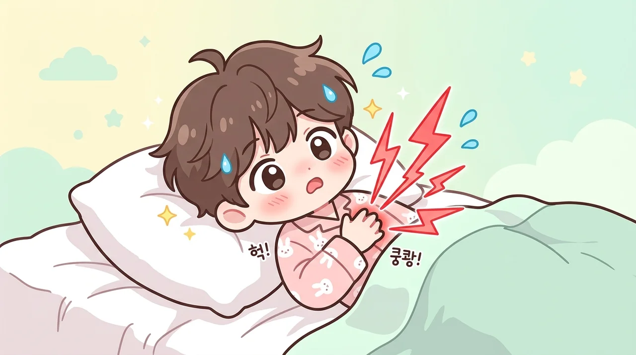 누우면 심장이 더 잘 느껴지는 부정맥 느낌 왜일까