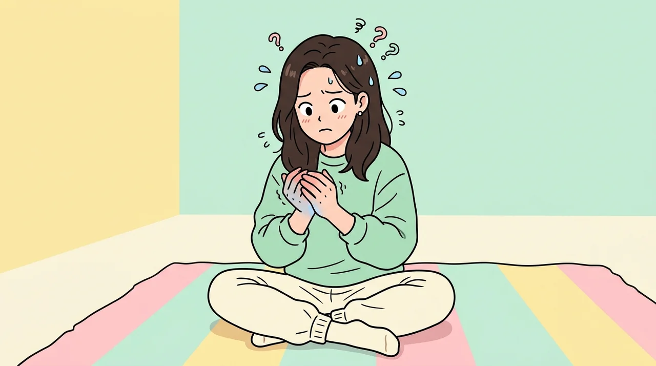 산후조리 중 손발이 차고 땀이 나는 증상 왜일까요