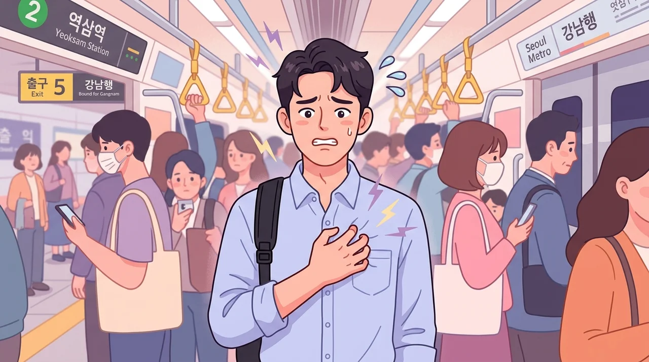 사람 많은 곳에서 공황장애 증상이 올라오나요