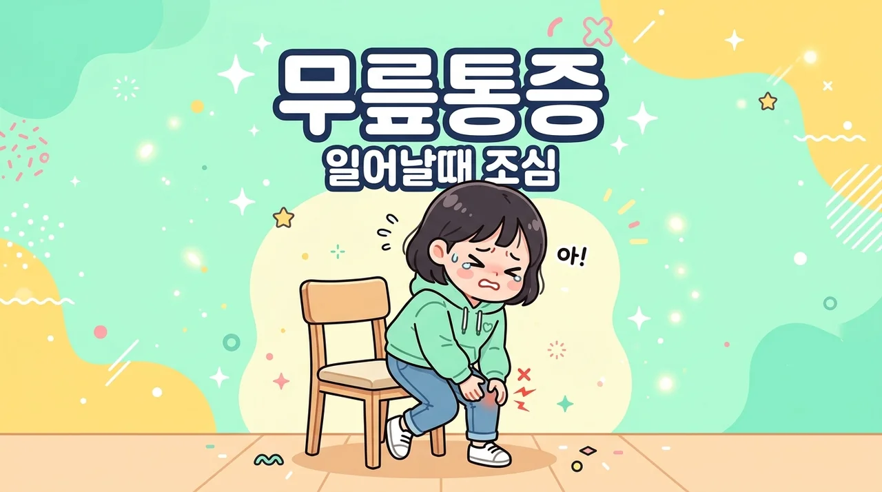 철원 무릎통증 오래 앉았다 일어날 때 힘들죠