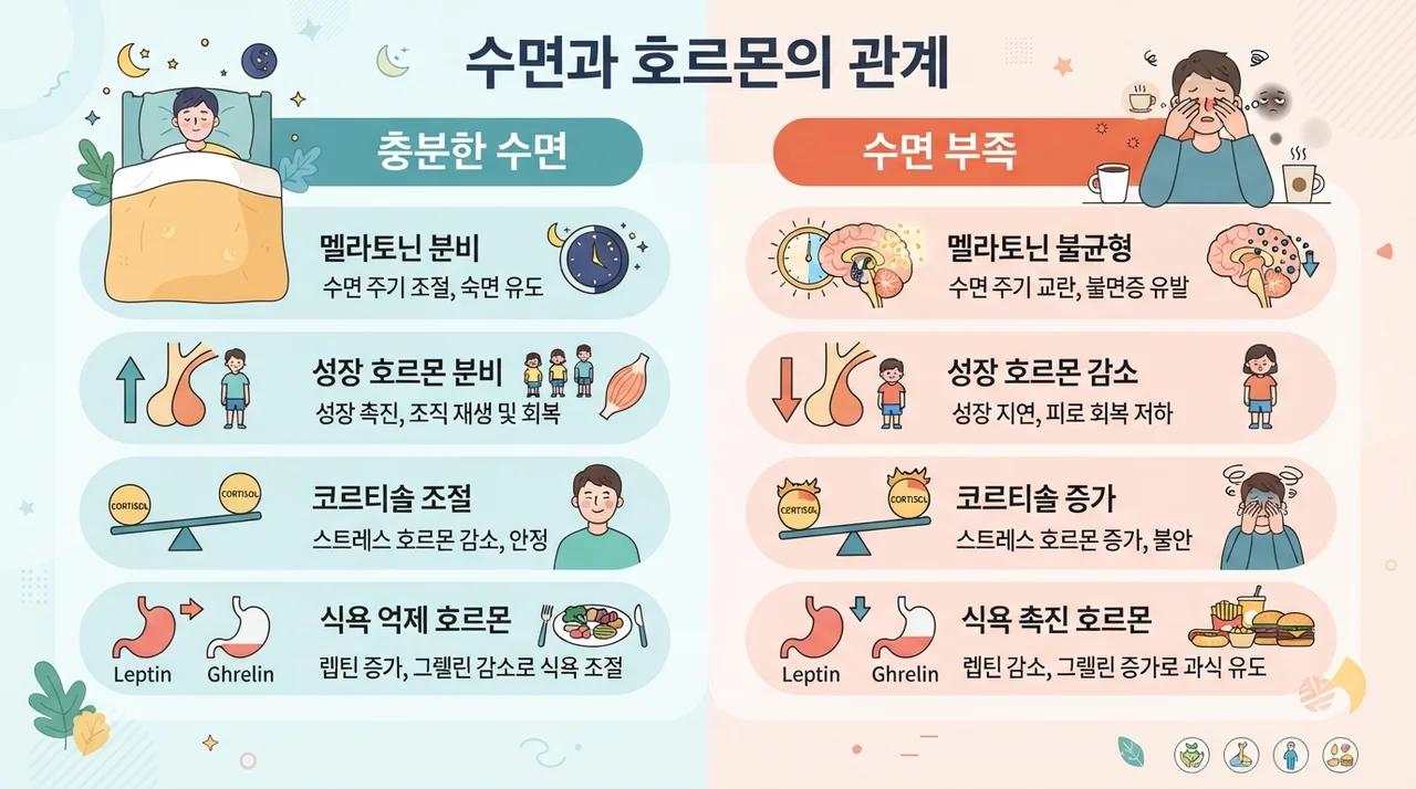 수면과 체중의 밀접한 관계