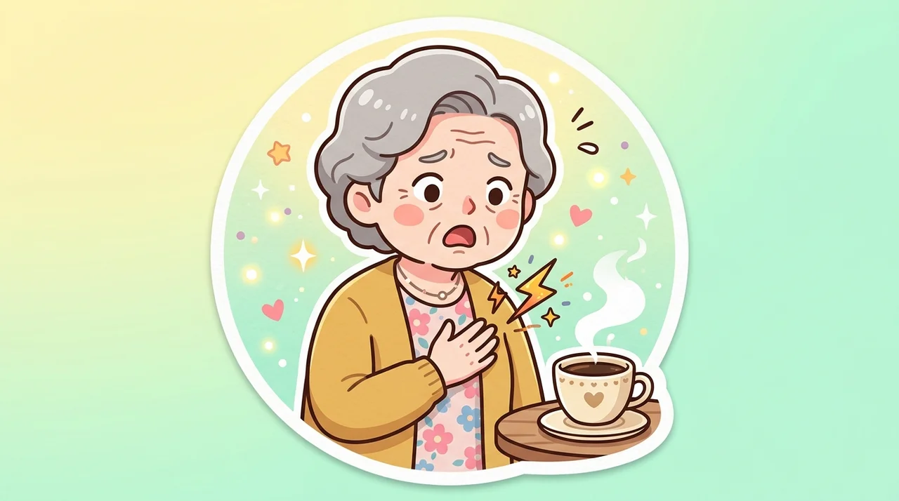 송우리 커피 마신 뒤 심장이 두근거릴 때