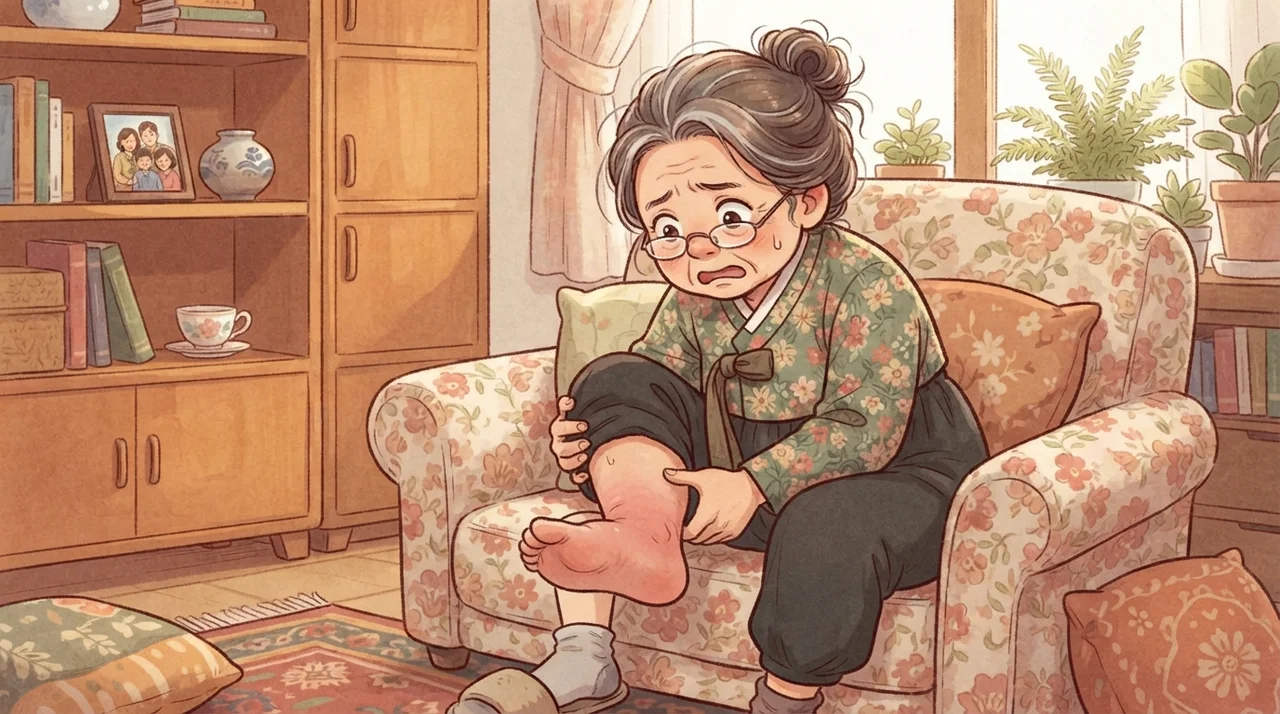 갑자기 발목이 부어오르면 걱정되시죠