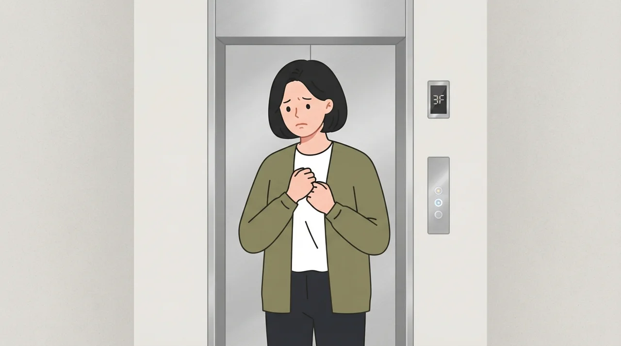 엘리베이터만 타면 심장이 두근거리나요