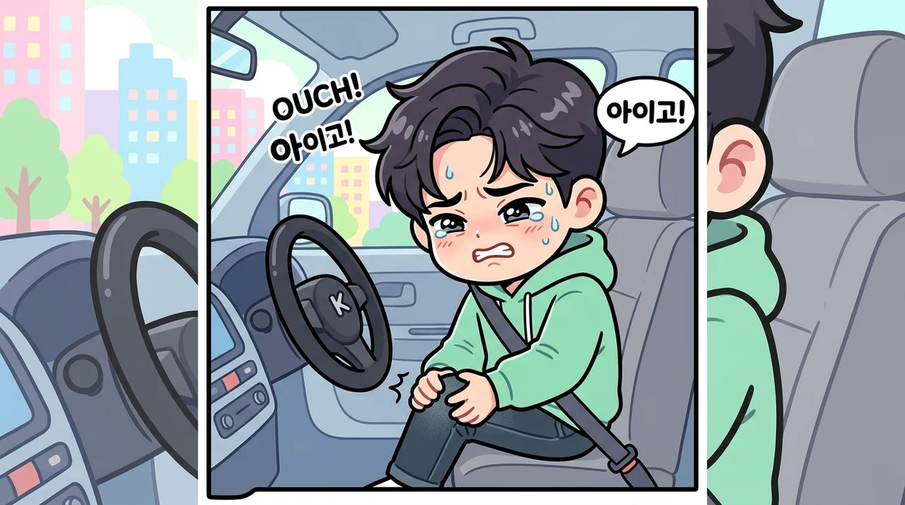 장거리 운전 후 무릎통증 심해지는 이유