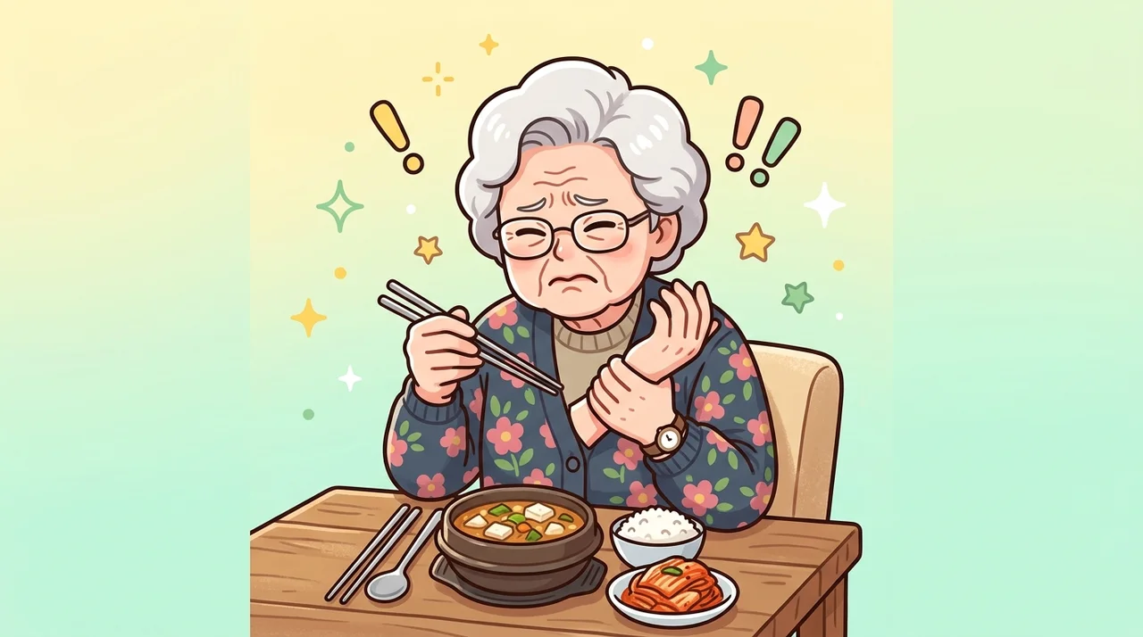 손목이 아파서 젓가락질 힘들 때
