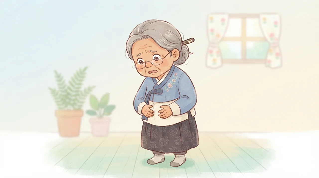 배가 빵빵하고 답답한 변비