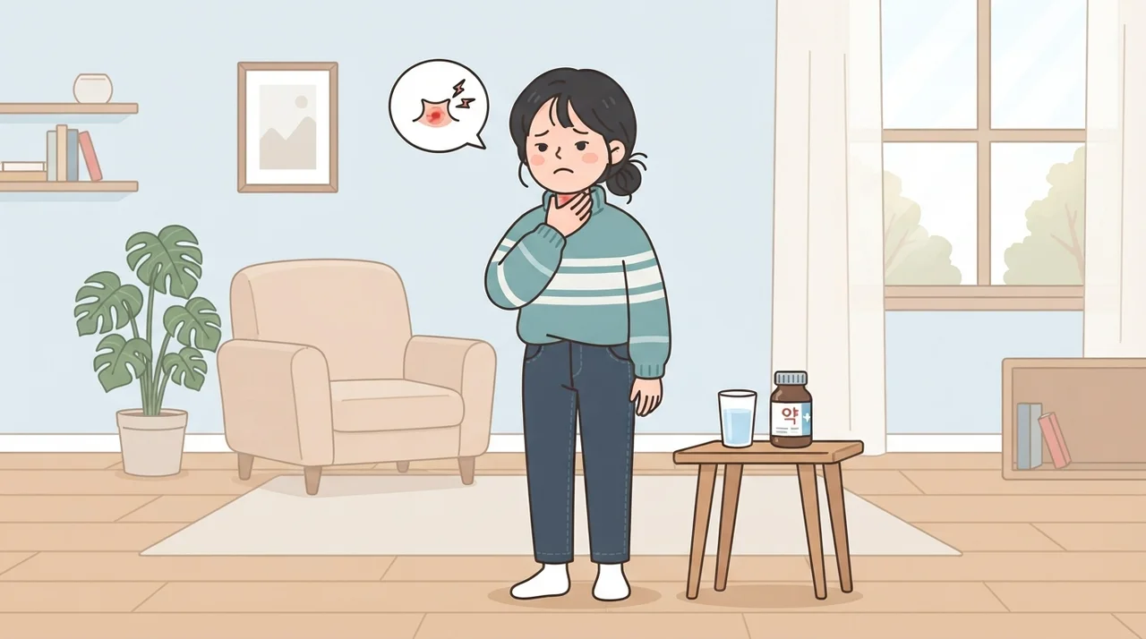 아직도 목이 답답하고 불편하신가요