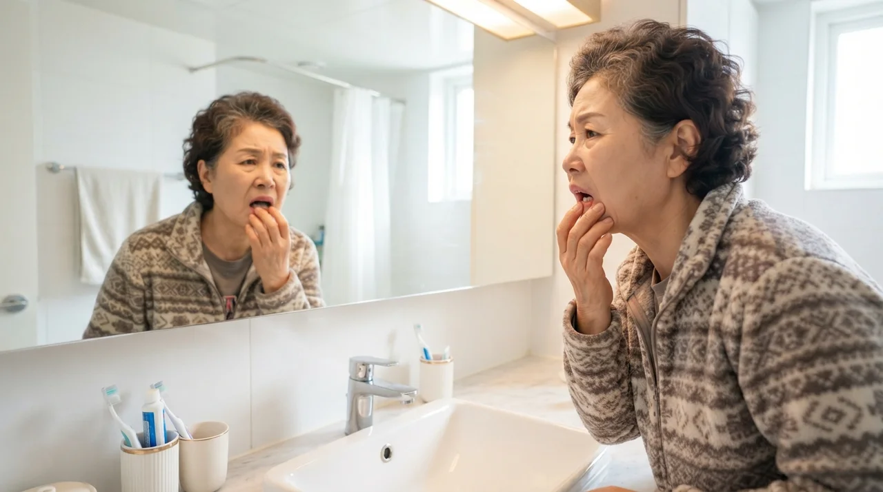 입안이 헐어서 힘드시죠