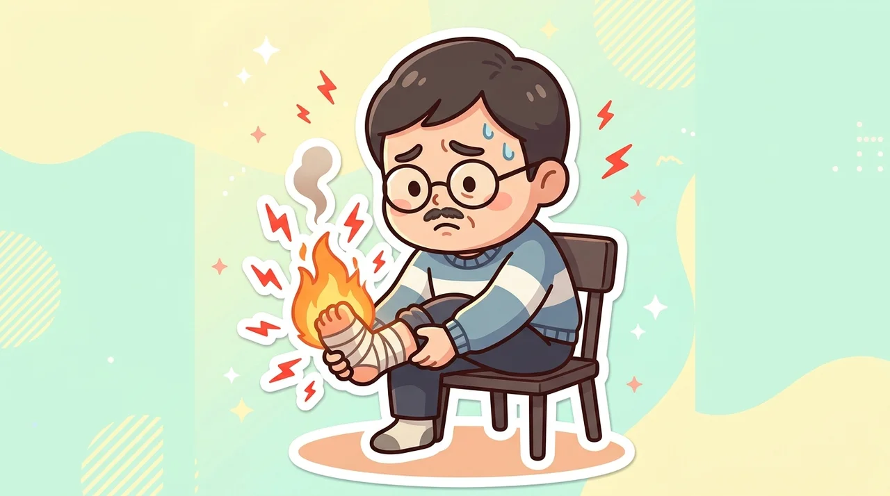 당뇨 관리 중 발바닥이 화끈거린다면 확인하세요