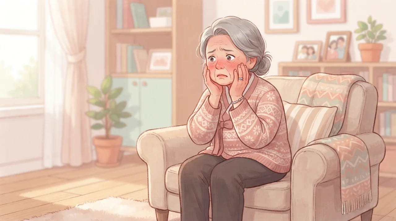 얼굴이 화끈거려 걱정되시나요