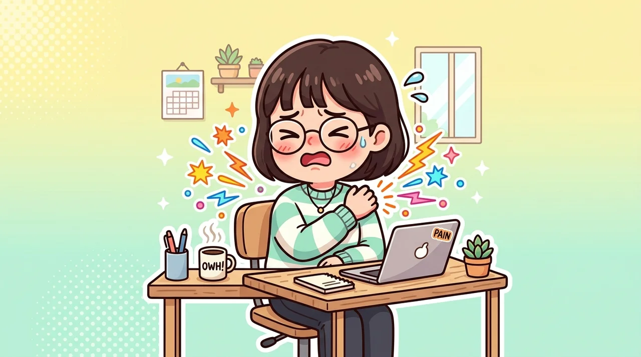 목보다 어깨가 더 뻐근한 경추디스크 증상 확인하세요
