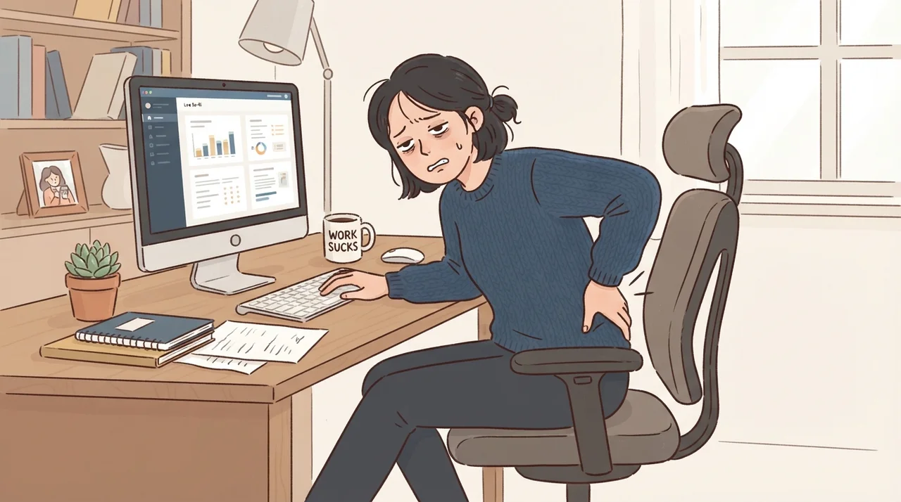 오래 앉아 있는 게 더 힘들다면