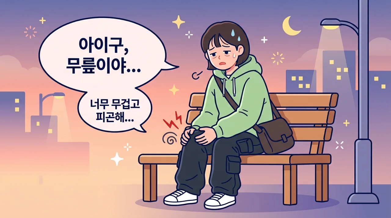 관절통이 아침보다 저녁에 더 묵직하다면 어떻게 할까요