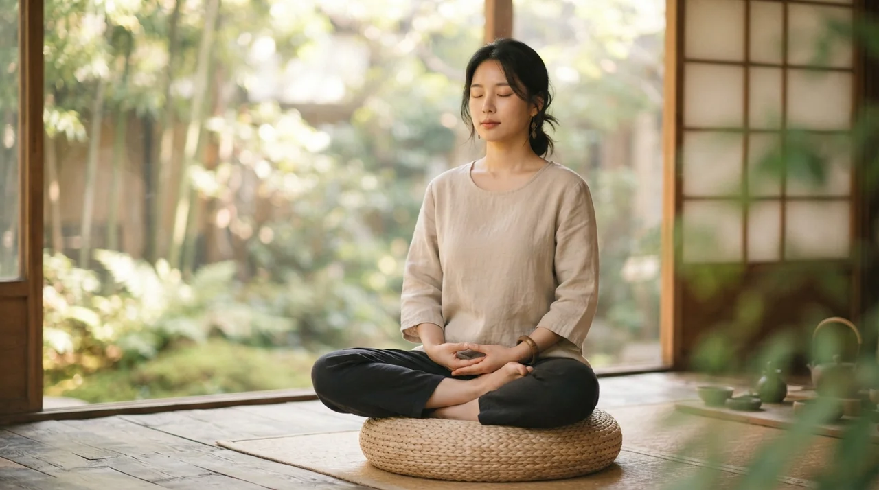 마음의 평온이 심장의 안정으로