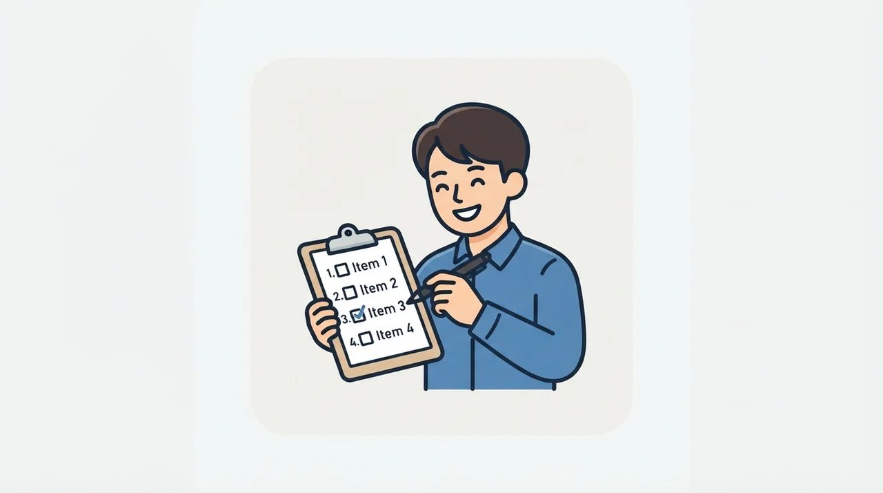 한번 확인해보면 좋은 체크리스트