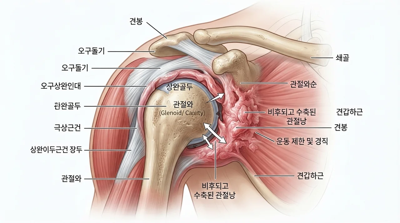 팔을 들어 올리기 힘든 오십견의 이해