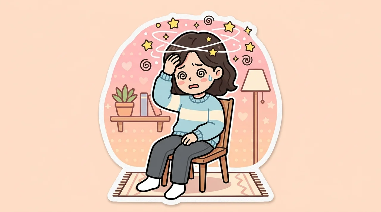 앉아 있을 때도 핑 도는 어지럼증 왜 생길까