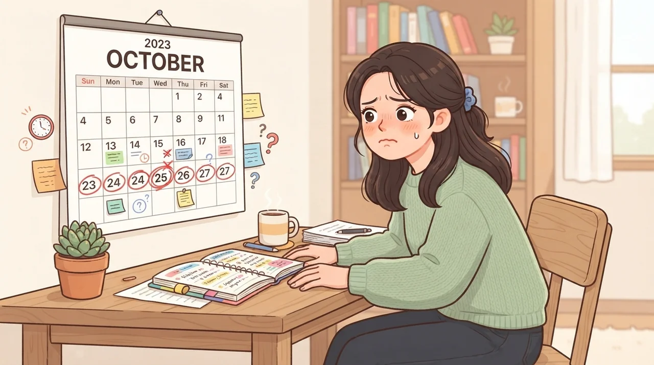 생리 주기가 자꾸 밀린다면