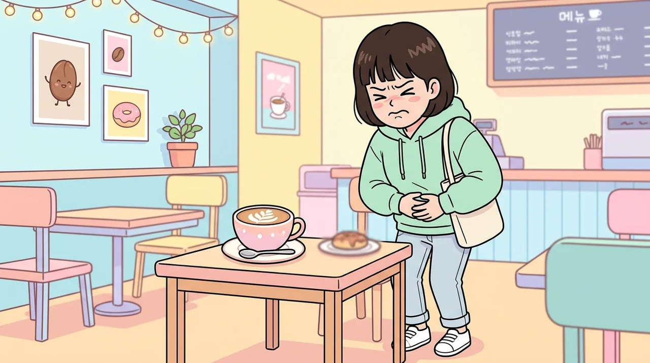 빈속에 마신 커피 속쓰림 왜 심할까