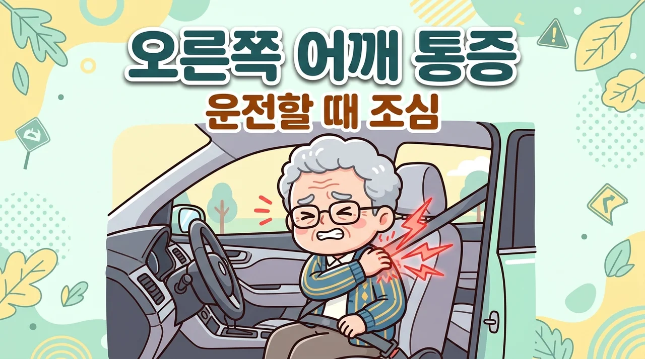운전 중 오른쪽 어깨 통증이 계속된다면