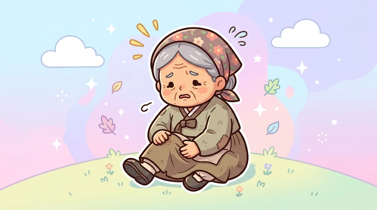 철원 어르신 쪼그리고 일할 때 무릎이 시큰하다면