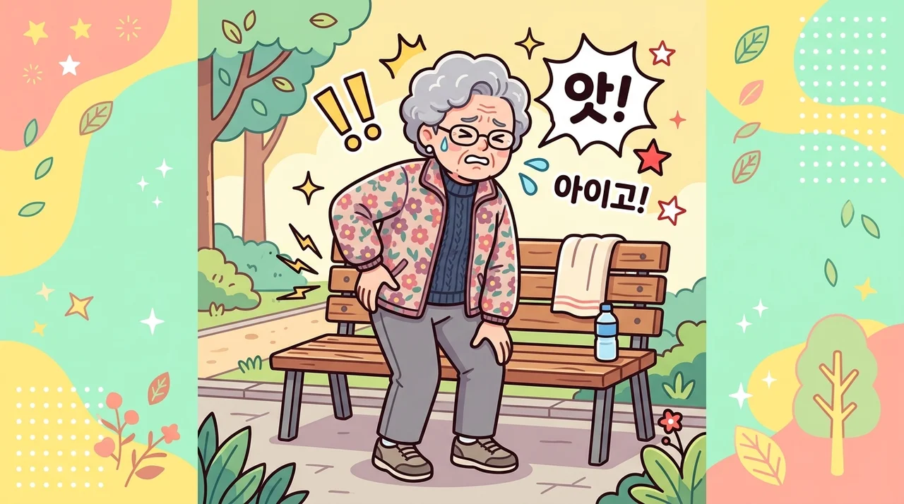 철원 어르신 엉덩이 종아리 저림 걷기 힘들다면