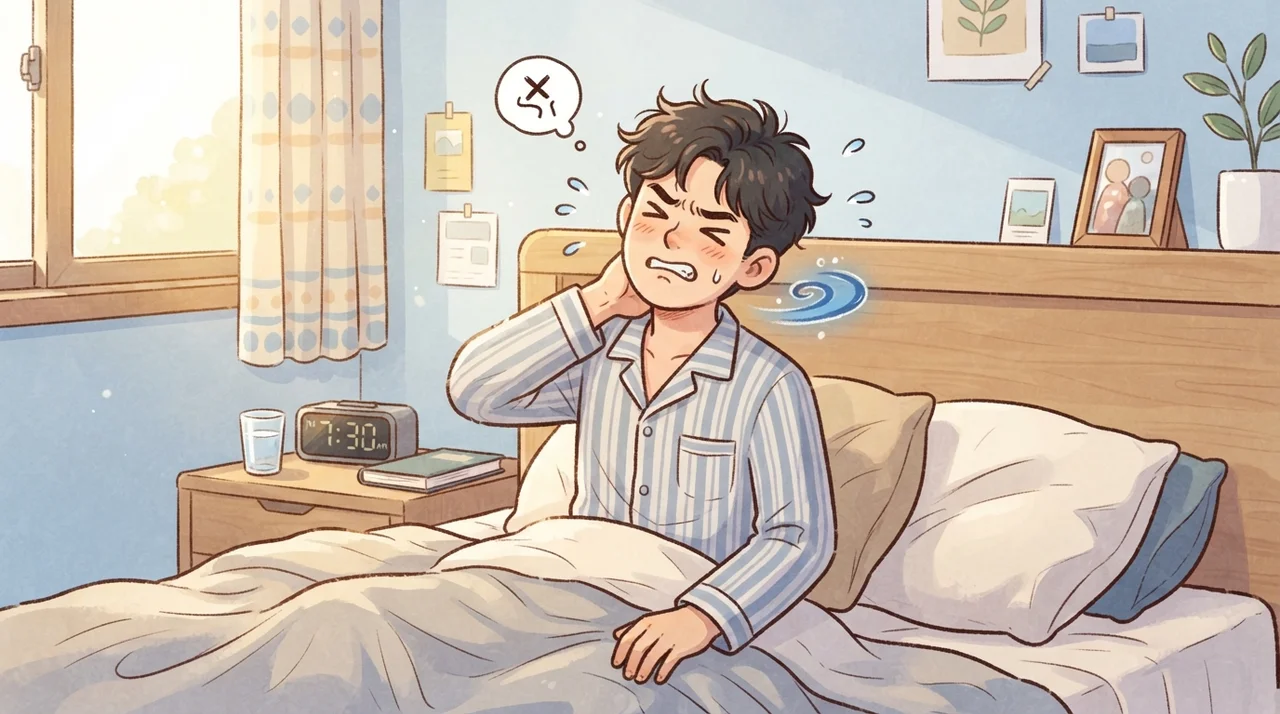 사고 다음 날 아침, 왜 목이 뻣뻣할까요