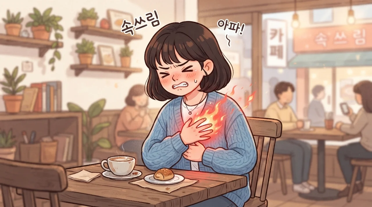 명치가 화끈거리는 느낌은 무엇일까요
