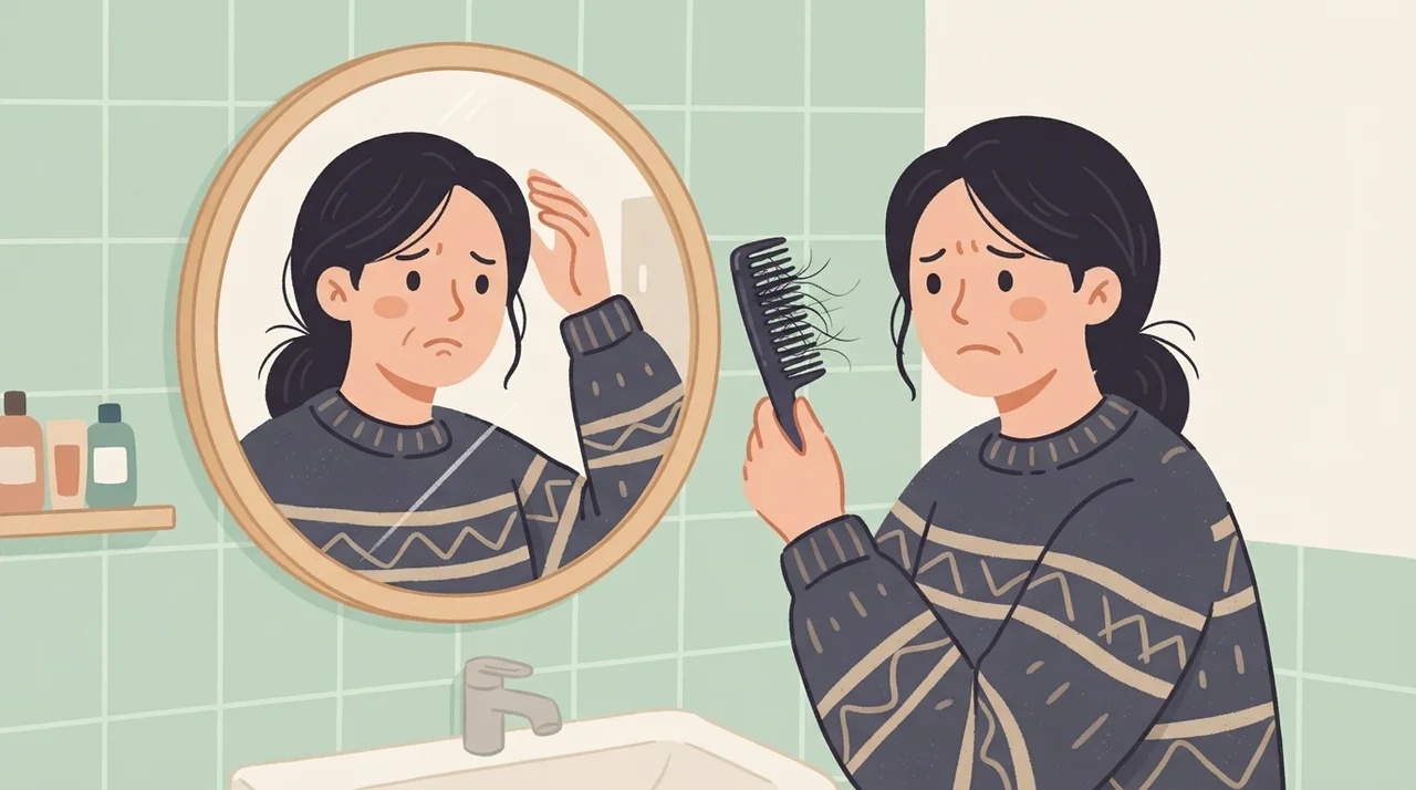 출산 후 머리카락이 많이 빠져요