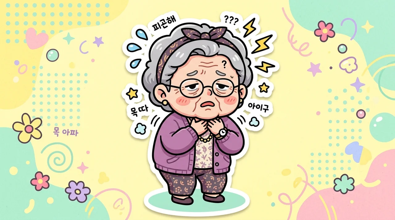 말만 해도 기운 빠지고 목소리 사라진다면