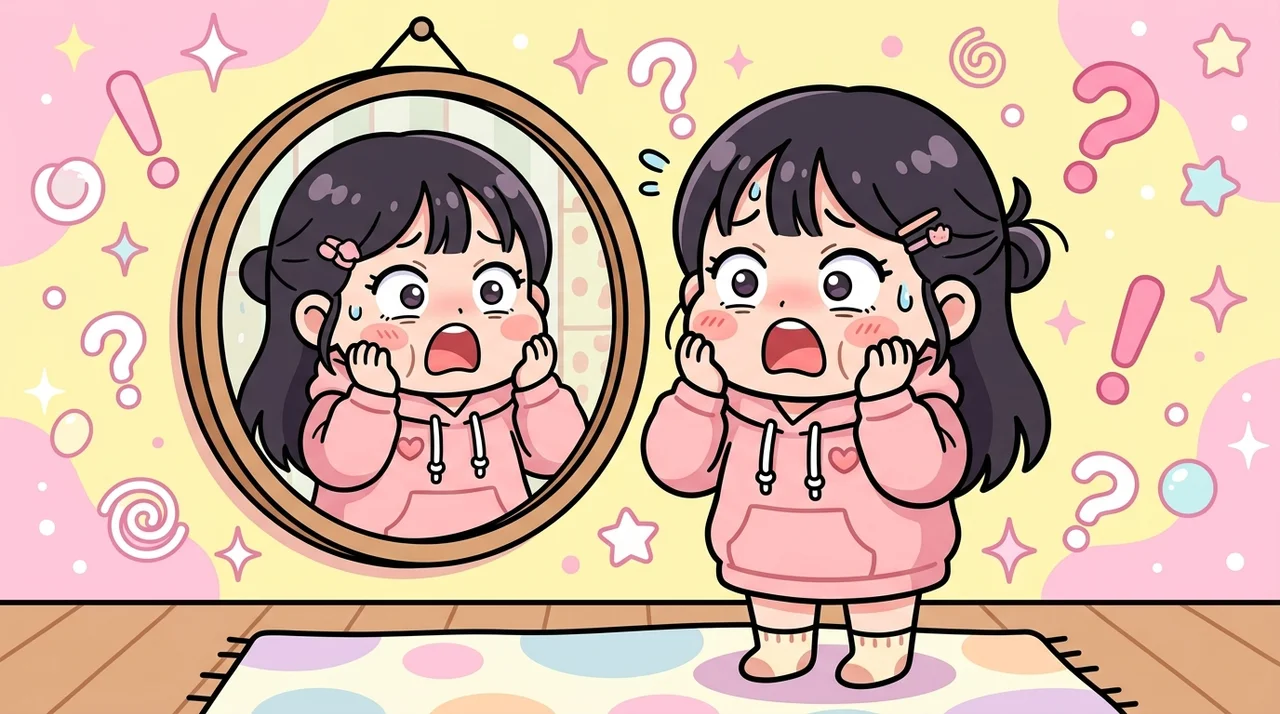 굶어서 뺀 다이어트 왜 얼굴만 늙어 보일까요
