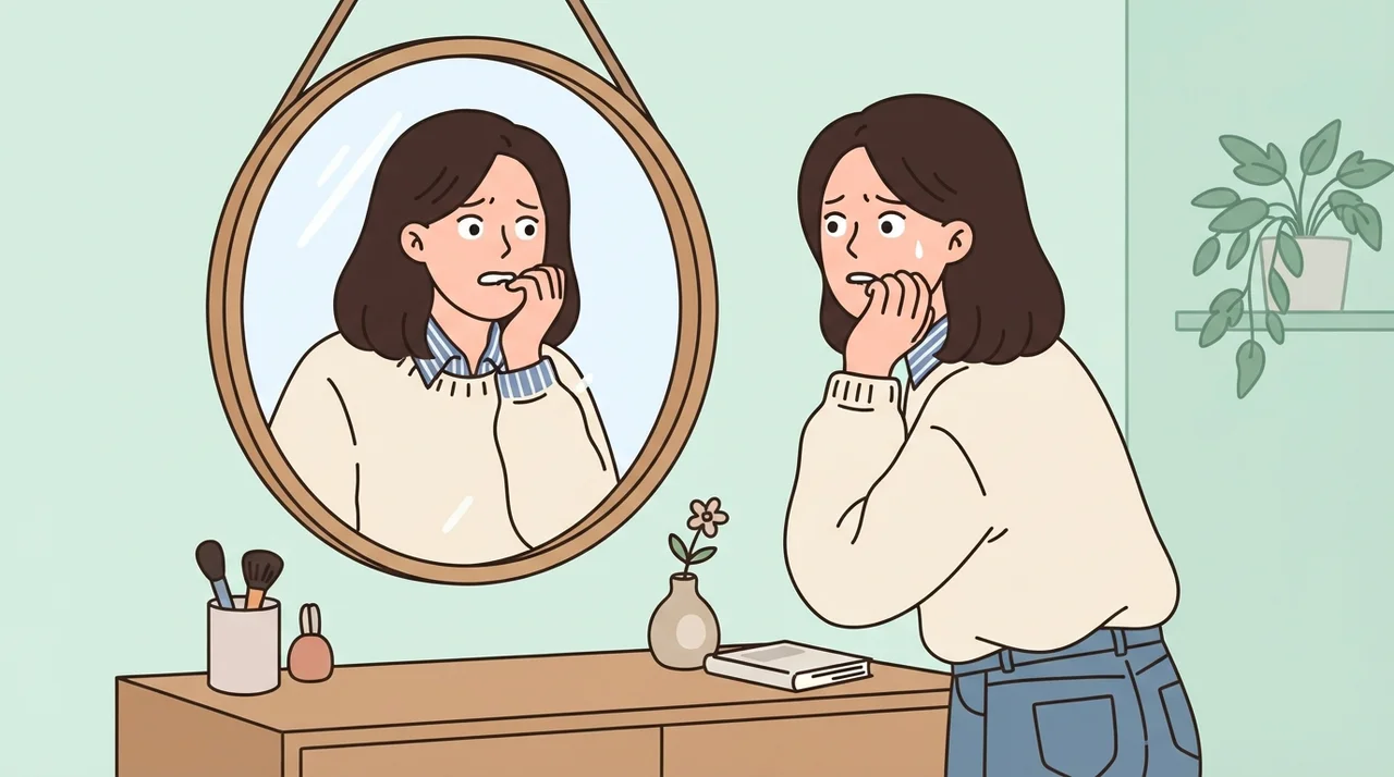 갑자기 얼굴이 늙어 보여요
