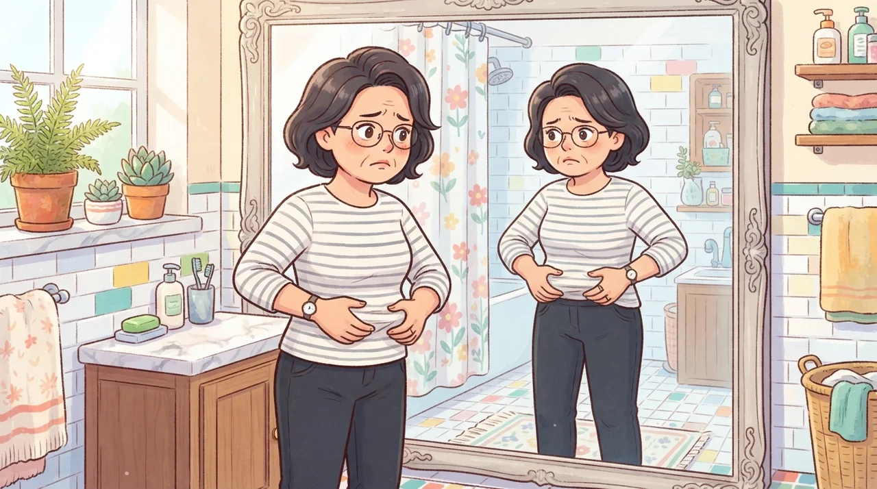 나이가 들면 왜 배만 나올까요