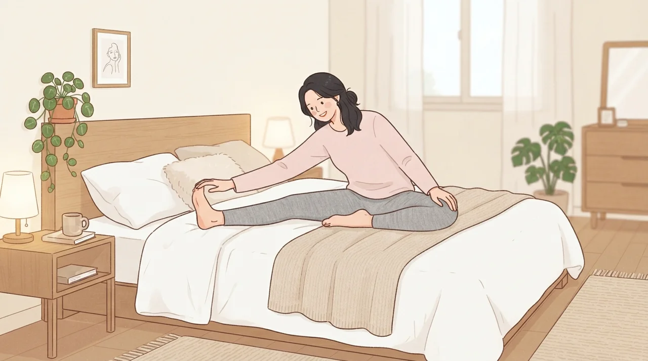 집에서 따라 하는 다리 편안하게 만들기