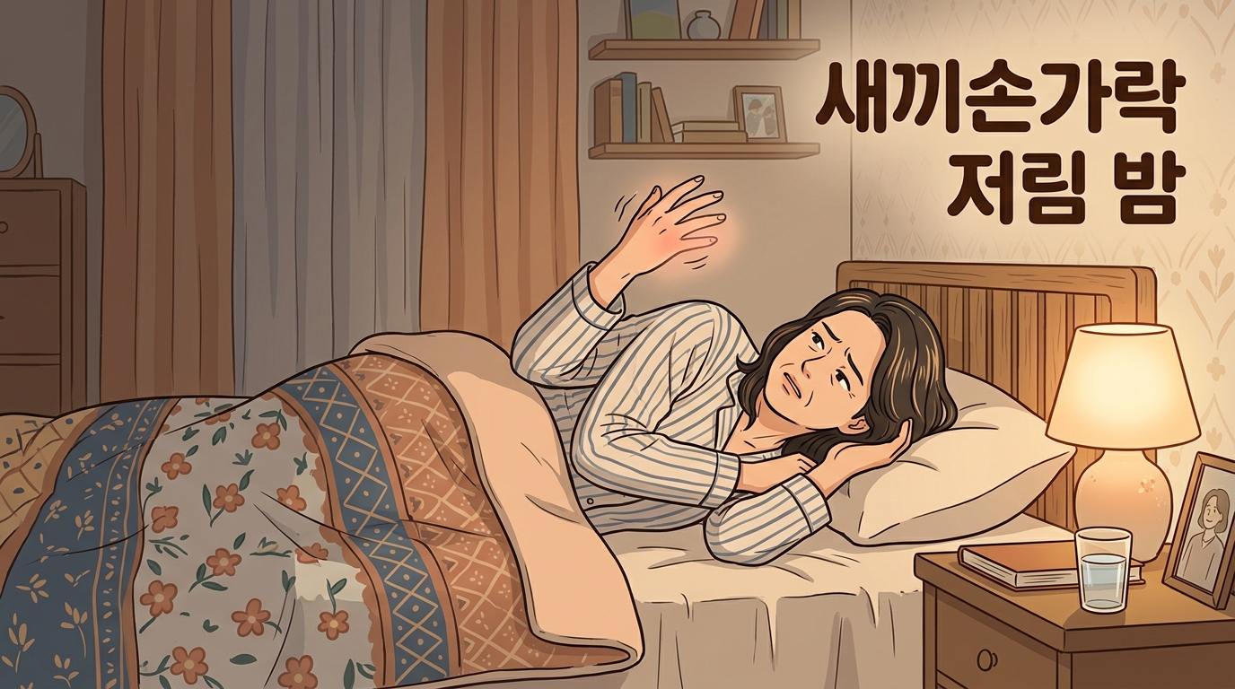 손목시계 찬 자리가 저릿한데, 밤마다 새끼손가락만 깨어나는 이유