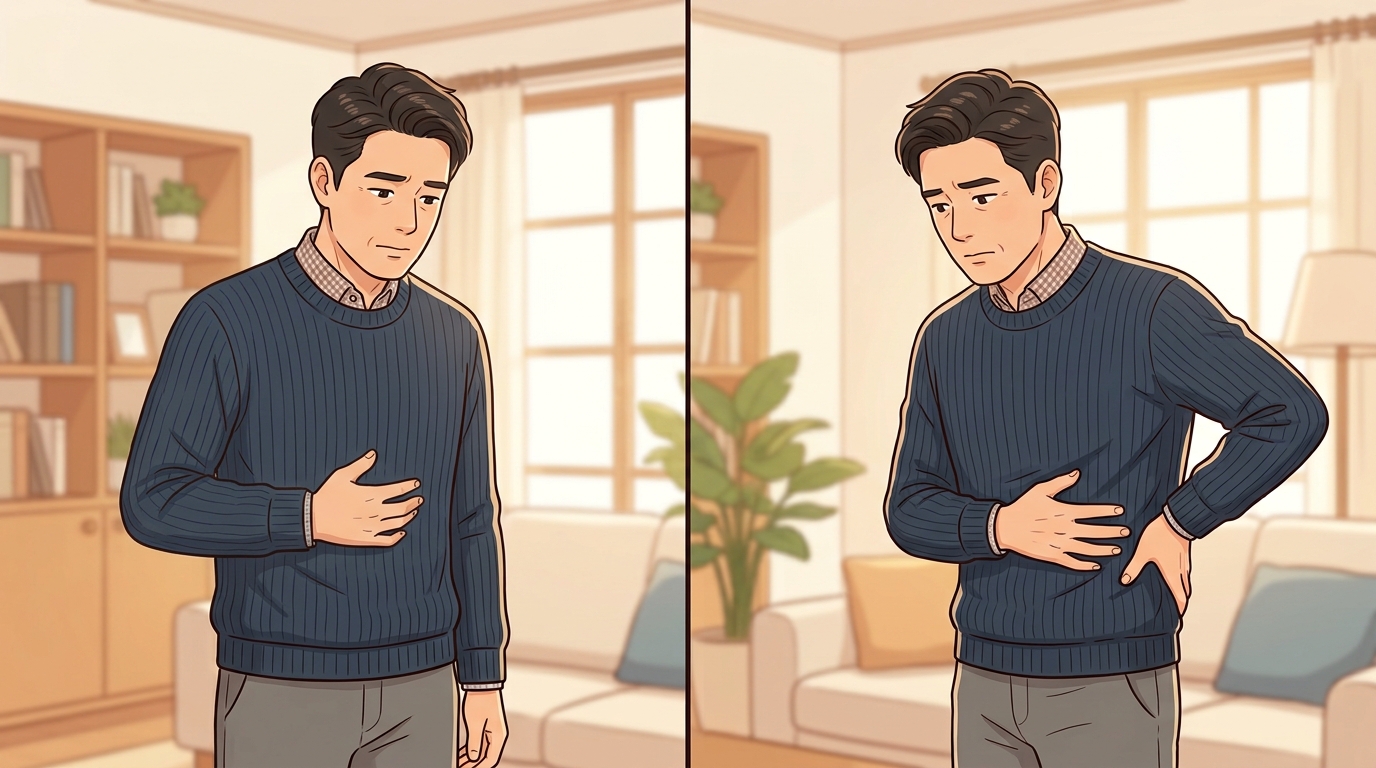 위장 문제와 근막통, 어떻게 구분해볼까