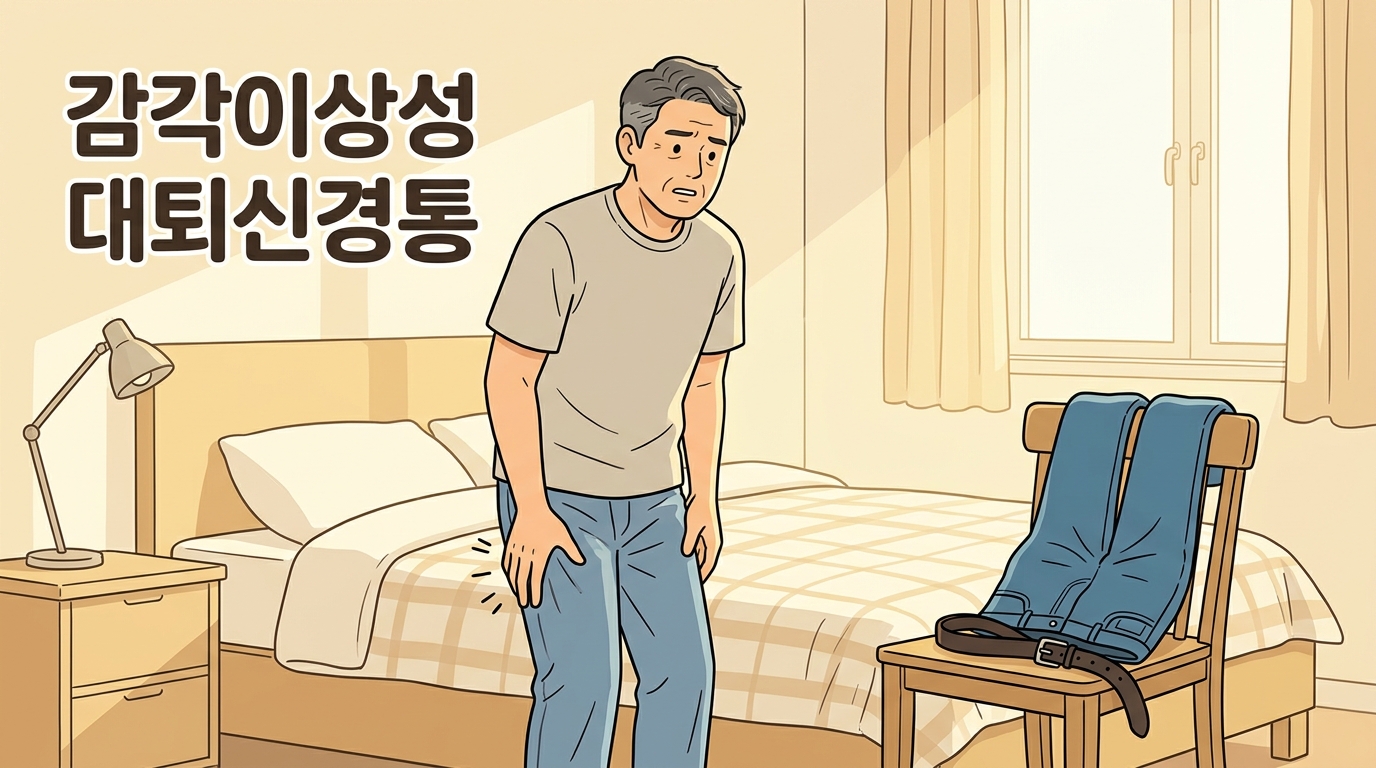 허벅지 앞이 저리고 감각이 무뎌지는 자리, 허리 디스크가 아니었습니다