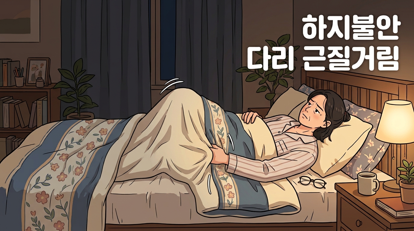 잠들 무렵 다리가 근질근질, 자꾸 움직여야 편해지는 밤