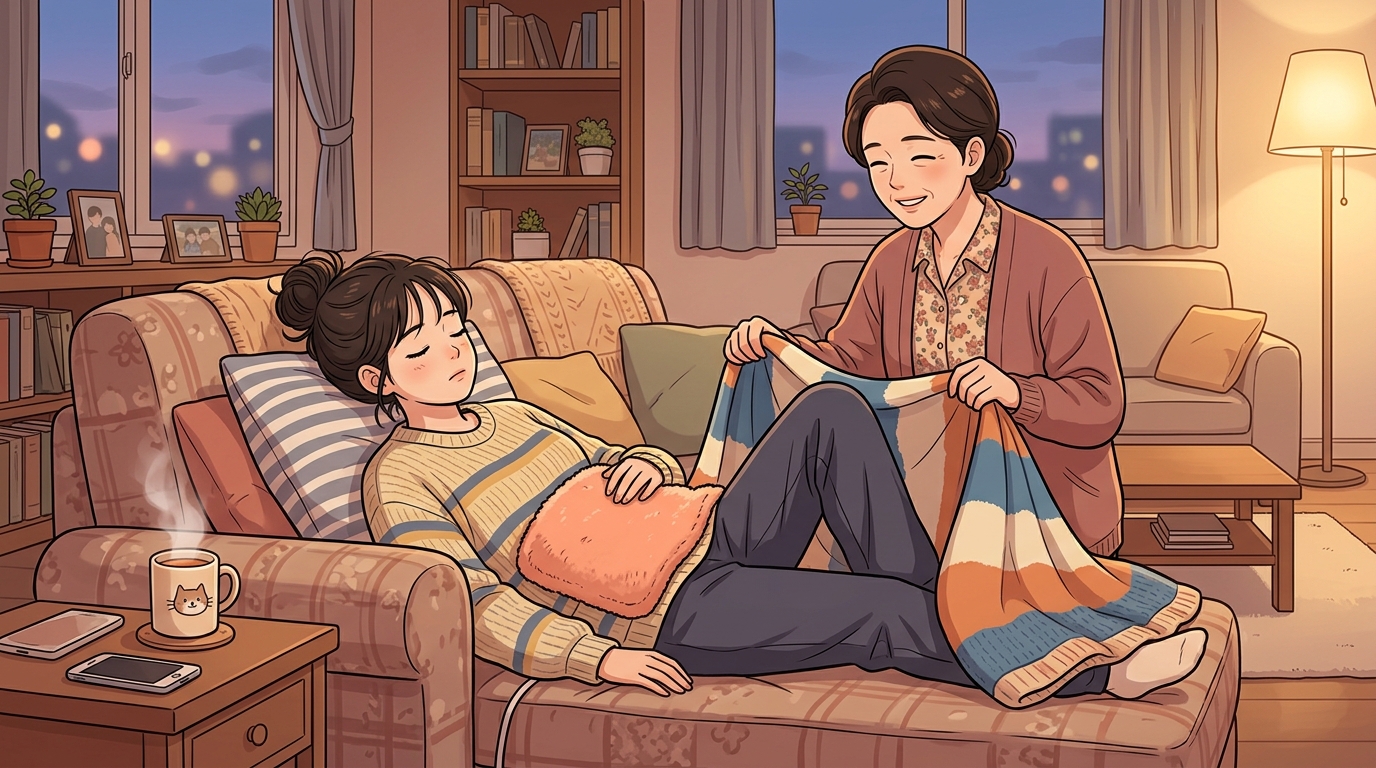 매달 그날, 딸의 아랫배를 지켜주는 생활 관리