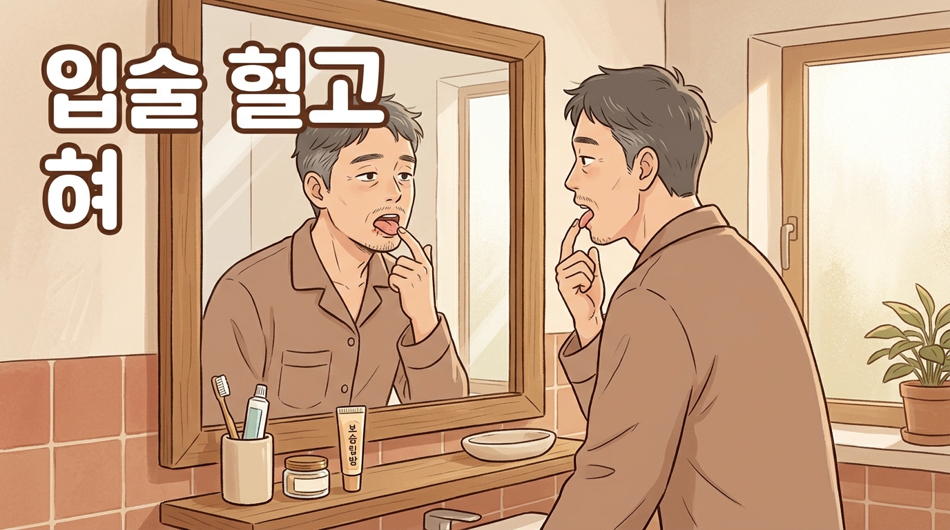 환절기만 되면 입술이 헐고 혓바닥이 쩍쩍 갈라지는 사람, 연고보다 먼저 봐야 할 것