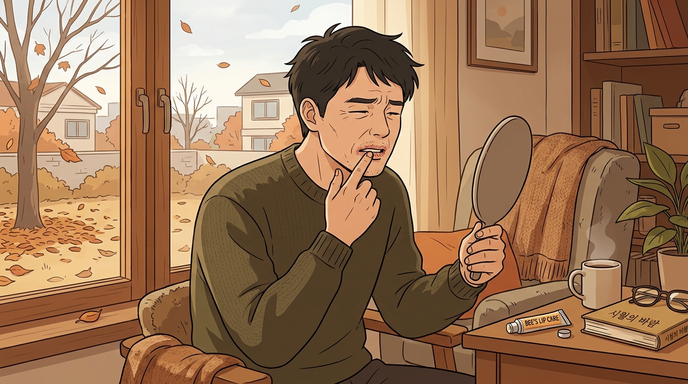 연고를 발라도 계절만 바뀌면 어김없이 또 헐 때