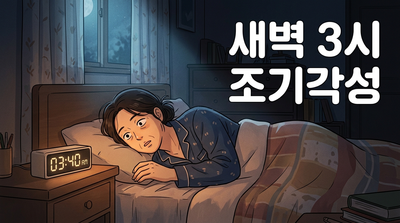 잠들기도 힘든데 새벽엔 시계처럼 눈이 떠질 때