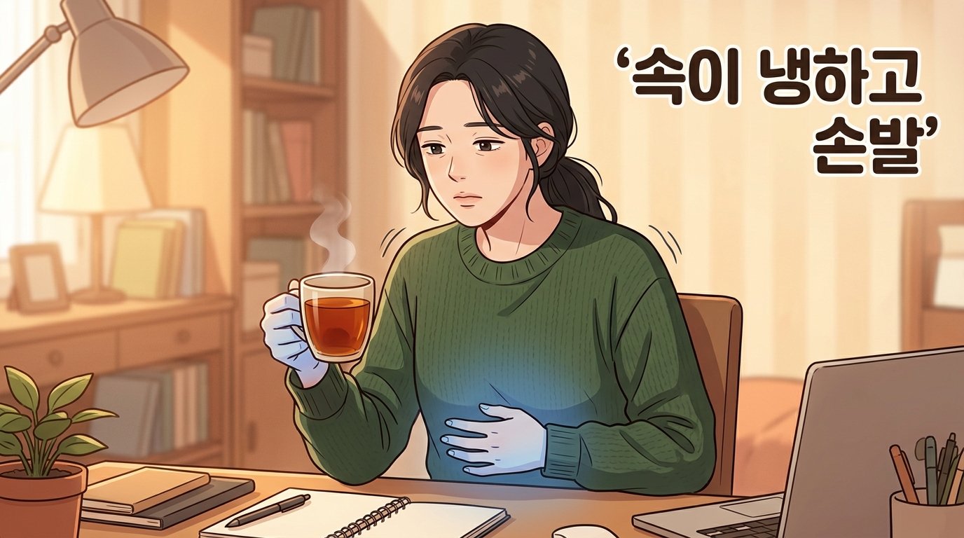 명치 아래가 늘 차고 소화도 더딘데 손발까지 서늘한 30대라면