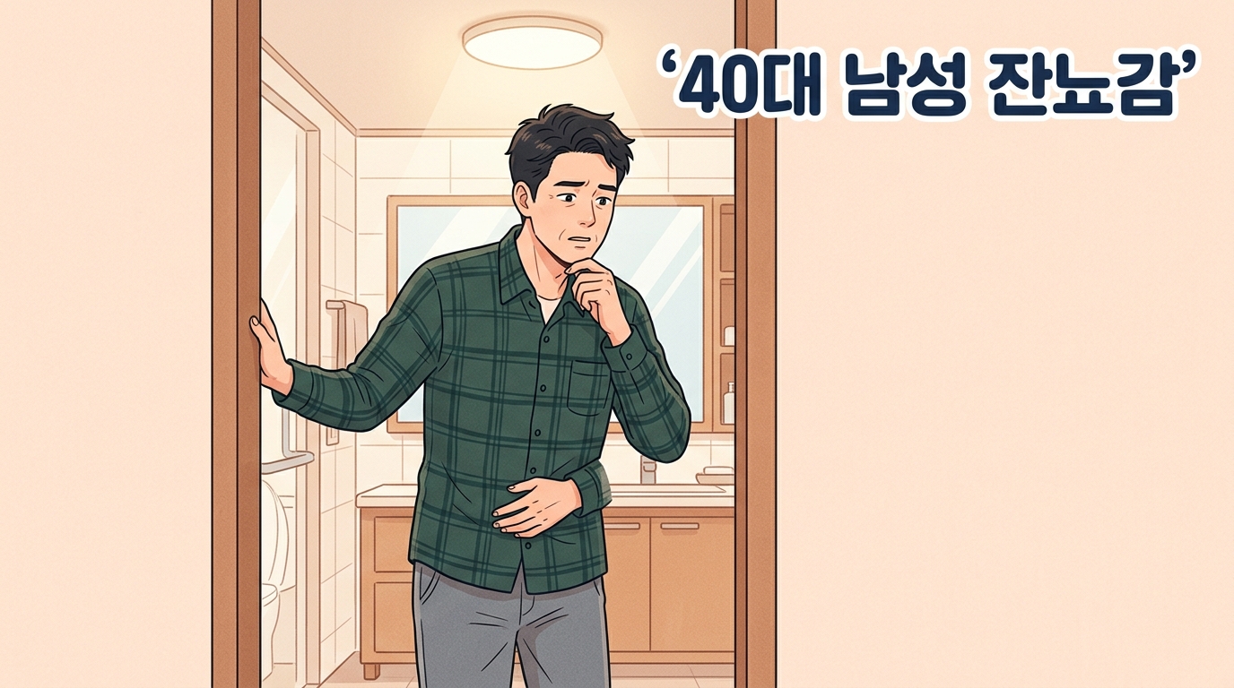 다 봤는데 또 남은 느낌, 40대 남자 화장실이 자꾸 아쉬운 이유